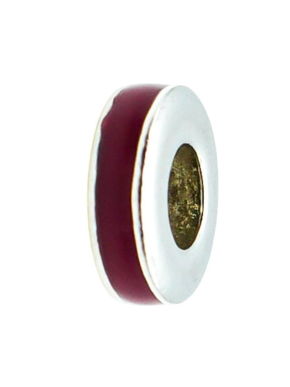 Chamilia Red Enamel Sterling Silver Spacer Charm